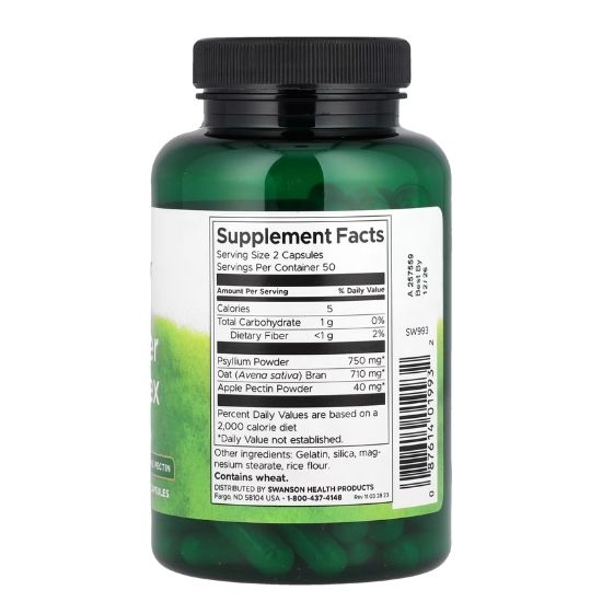 Tri-Fiber Complex, 100 caps, Swanson - Vitax.ro