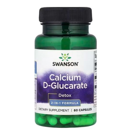 Calcium D-Glucarate, 60 caps, Swanson - Vitax.ro