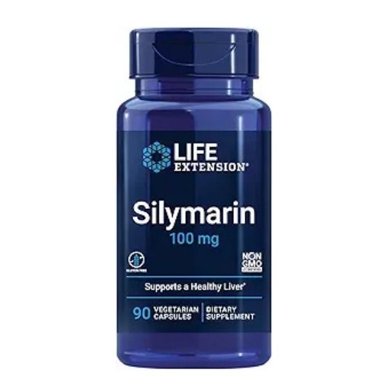Silymarin, 100mg, 90 vcaps, Life Extension - Vitax.ro