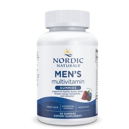 Men's Multivitamin Gummies, Mixed Berry, 60 gummies, Nordic Naturals - Vitax.ro