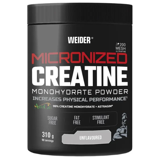 Micronized Creatine, Unflavoured, 310g, Weider - Vitax.ro