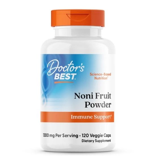 Noni Fruit Powder, 650mg, 120 vcaps, Doctor's Best - Vitax.ro