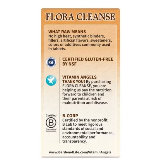 Flora Cleanse, 60 vcaps, Garden of Life - Vitax.ro