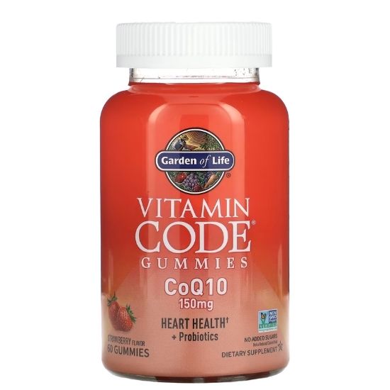 Vitamin Code CoQ10, Strawberry, 60 gummies, Garden of Life - Vitax.ro