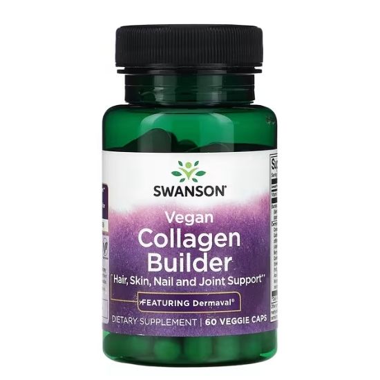Vegan Collagen Builder, 60 vcaps, Swanson - Vitax.ro