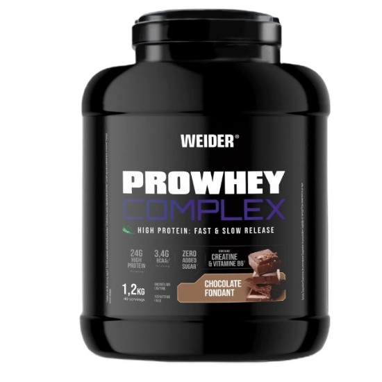 Pro Whey Complex, Chocolate Fondant, 1200g, Weider - Vitax.ro