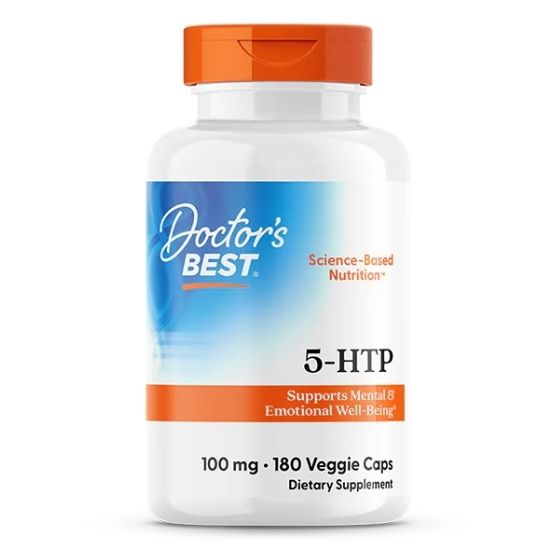 5-HTP, 100mg, 180 vcaps, Doctor's Best - Vitax.ro