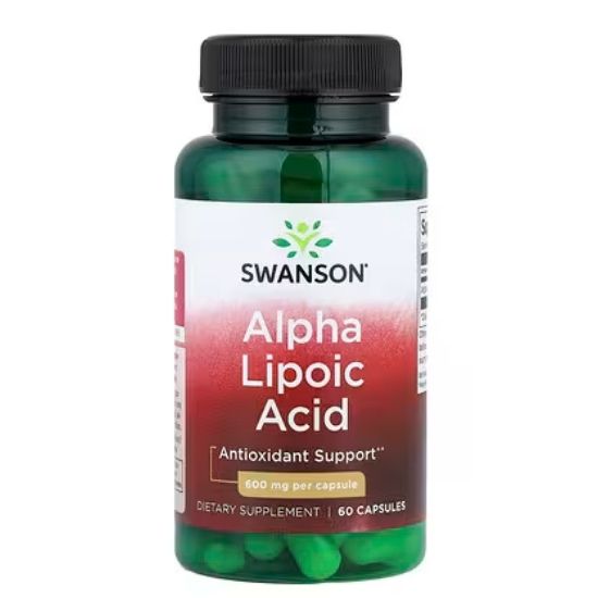 Alpha Lipoic Acid 600mg, 60 caps, Swanson - Vitax.ro