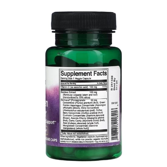 Vegan Collagen Builder, 60 vcaps, Swanson - Vitax.ro