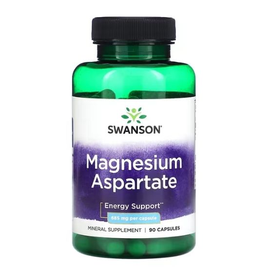 Magnesium Aspartate, 685mg, 90 caps, Swanson