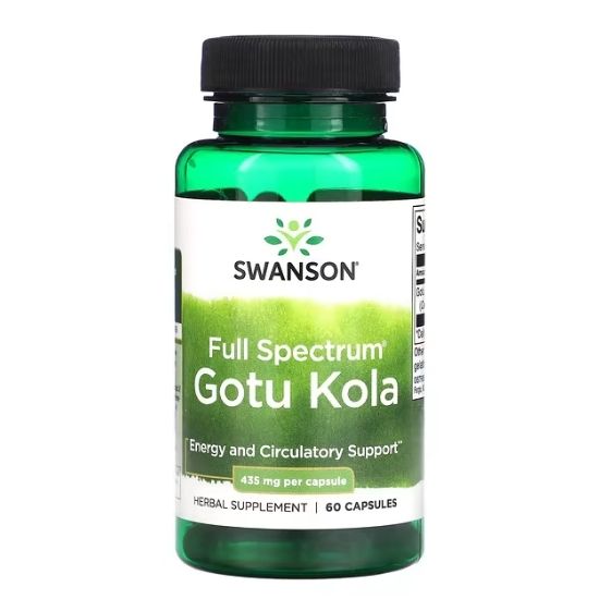 Gotu Kola, 435mg, 60 caps, Swanson - Vitax.ro