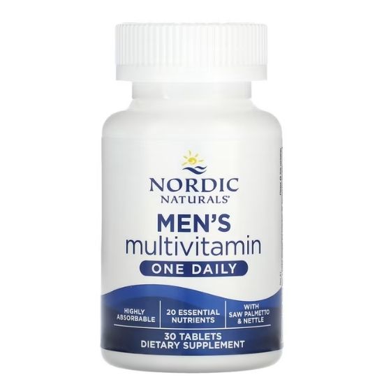 Men's Multivitamin One Daily, 30 tablets, Nordic Naturals - Vitax.ro
