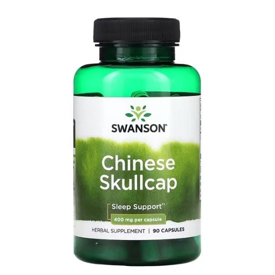 Full Spectrum Chinese Skullcap, 400mg, 90 caps, Swanson - Vitax.ro