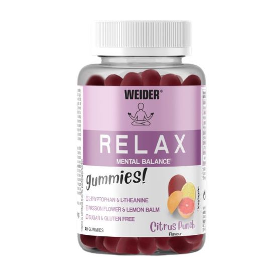 Relax, Citrus Punch, 40 gummies, Weider - Vitax.ro