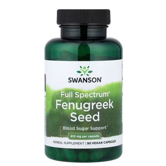 Fenugreek Seed, 610mg, 90 caps, Swanson - Vitax.ro