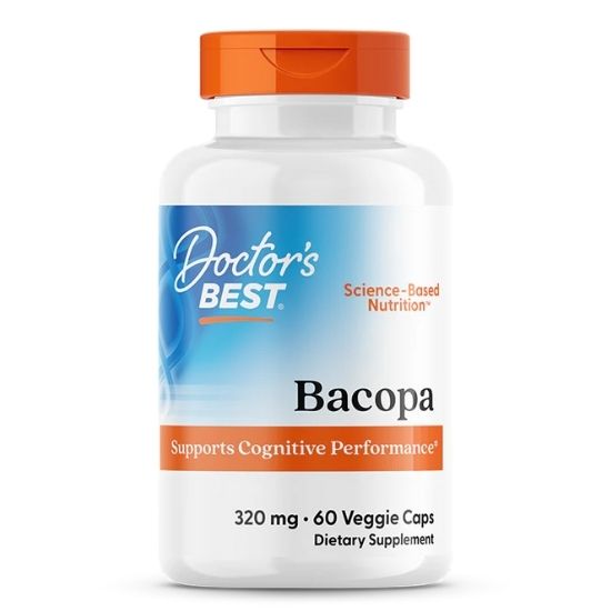 Bacopa with Synapsa, 320mg, 60 vcaps, Doctor's Best - Vitax.ro