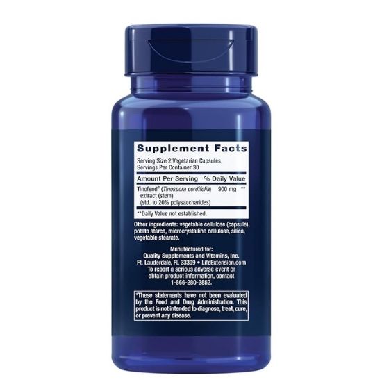 Immune Modulator with Tinofend, 60 vcaps, Life Extension - Vitax.ro