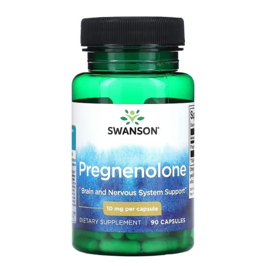 Pregnenolone, 10mg, 90 caps, Swanson - Vitax.ro