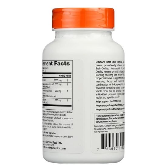 Neurotrophic Brain Formula, 90 vcaps, Doctor's Best - Vitax.ro