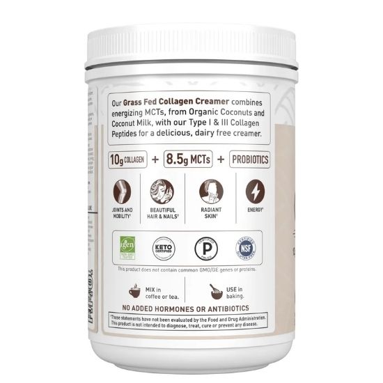 Grass Fed Collagen Creamer, Chocolate, 342g, Garden of Life - Vitax.ro