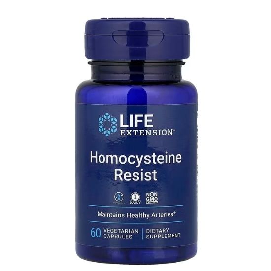 Homocysteine Resist, 60 vcaps, Life Extension - Vitax.ro