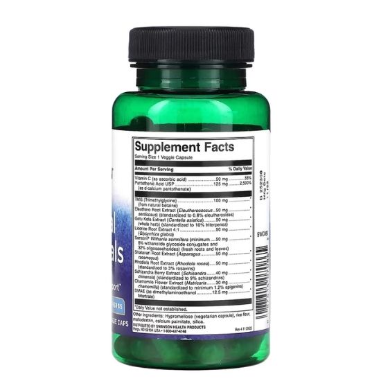 Adrenal Essentials, 60 vcaps, Swanson - Vitax.ro