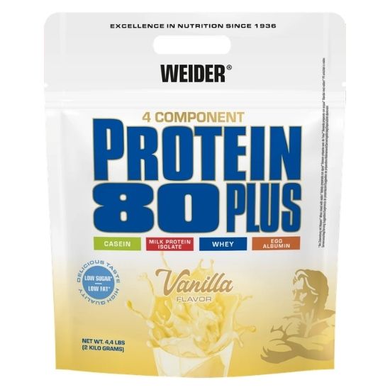Protein 80 Plus, Vanilla, 2000g, Weider