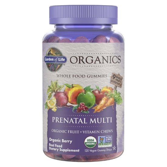 Mykind Organics Prenatal Multi Gummies, Organic Berry, 120 vegan gummy drops, Garden of Life - Vitax.ro