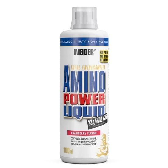 Amino Power Liquid, Cranberry, 1000 ml, Weider - Vitax.ro
