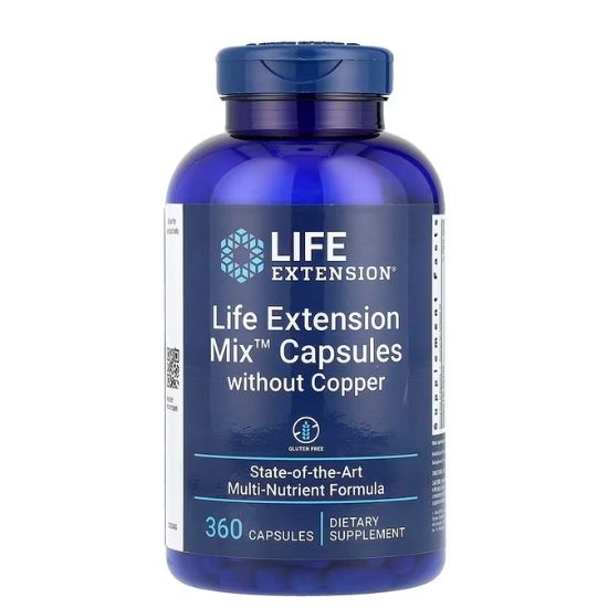 Life Extension Mix Capsules without Copper, 360 caps, Life Extension - Vitax.ro