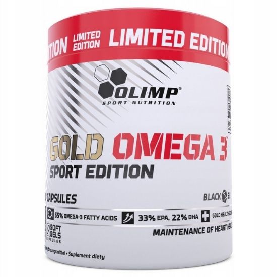 Gold Omega 3, Sport Edition, 200 caps, Olimp Nutrition - Vitax.ro