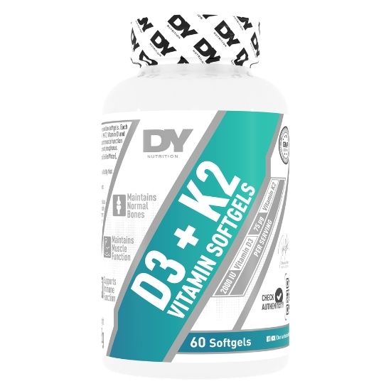 Vitamin D3+K2, 60 softgels, Dorian Yates