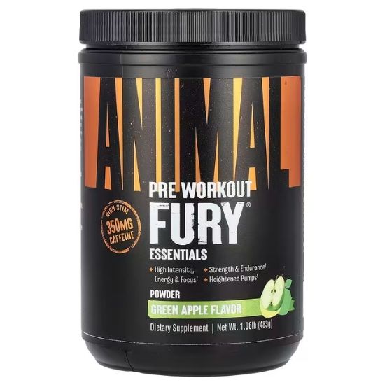 Animal Fury, Green Apple, 483g, Universal Nutrition - Vitax.ro