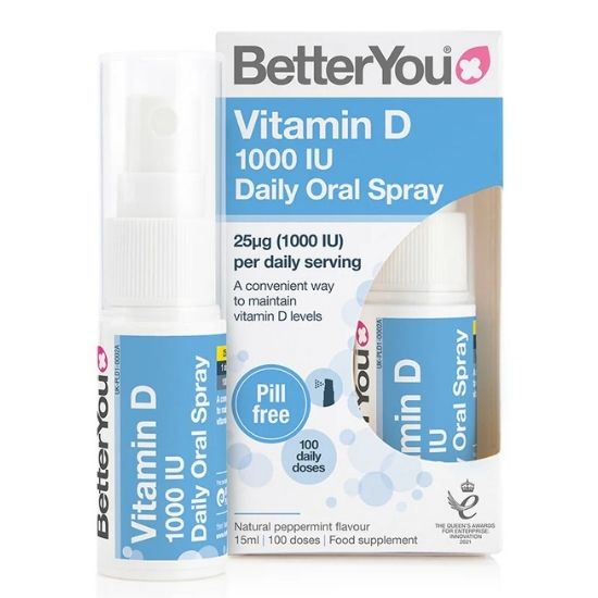 Vitamin D 1000 IU Daily Oral Spray, 15 ml, BetterYou - Vitax.ro
