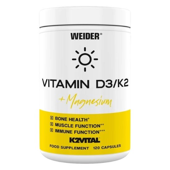 Vitamin D3/K2 + Magnesium, 120 caps, Weider