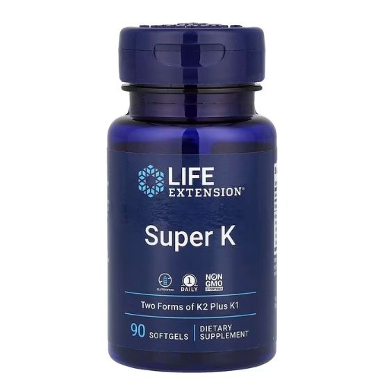Super K, 90 softgels, Life Extension - Vitax.ro