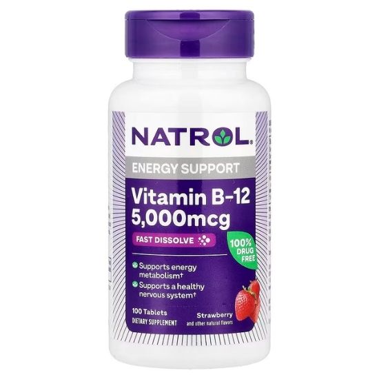 Vitamin B12 Fast Dissolve, 100 tablets, Natrol