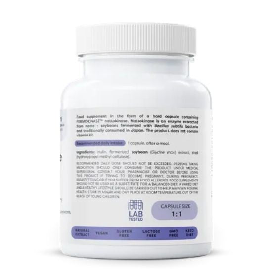 Nattokinase, 100 mg, 60 vegan caps, Osavi - Vitax.ro