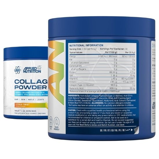 Collagen Powder, Citrus Twist, 165g, Applied Nutrition