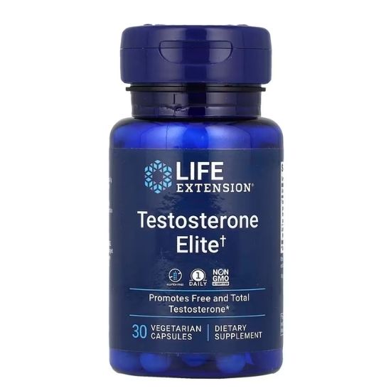 Testosterone Elite, 30 vcaps, Life Extension - Vitax.ro