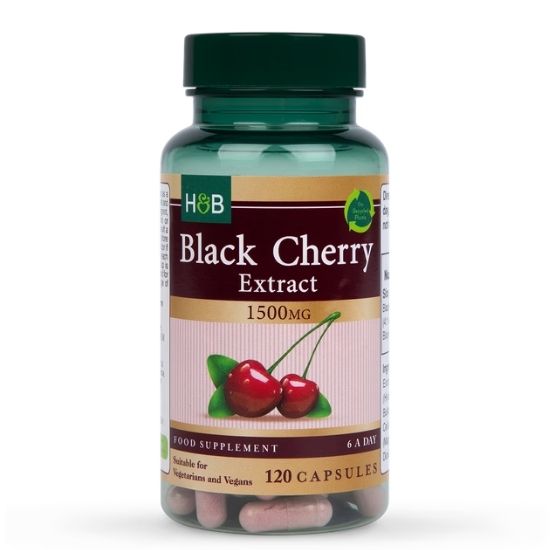 Black Cherry Extract, 1500mg, 120 vcaps, Holland & Barrett - Vitax.ro