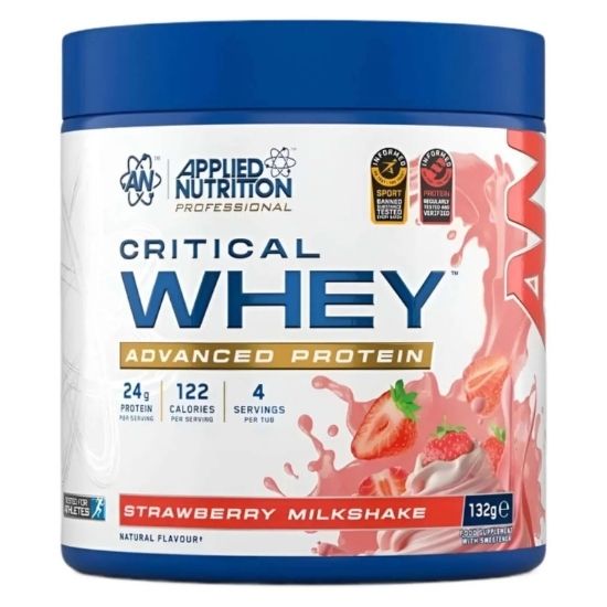 Critical Whey, Strawberry Milkshake, 132g (4 servings), Applied Nutrition - Vitax.ro
