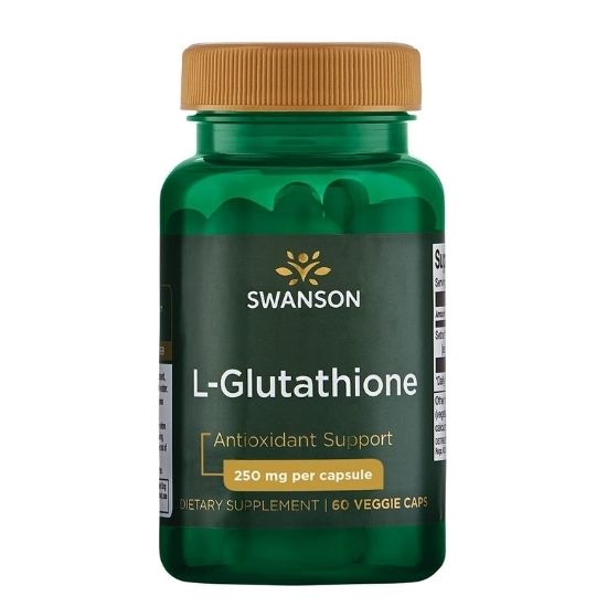 L-Glutathione, 250mg, 60 vcaps, Swanson - Vitax.ro