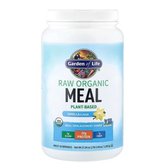 Raw Organic Meal, Vanilla, 1.050 g, Garden of Life - Vitax.ro