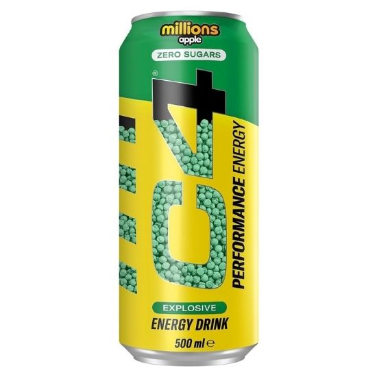 C4 Performance Energy, Millions Apple, 12 x 500 ml, Cellucor
