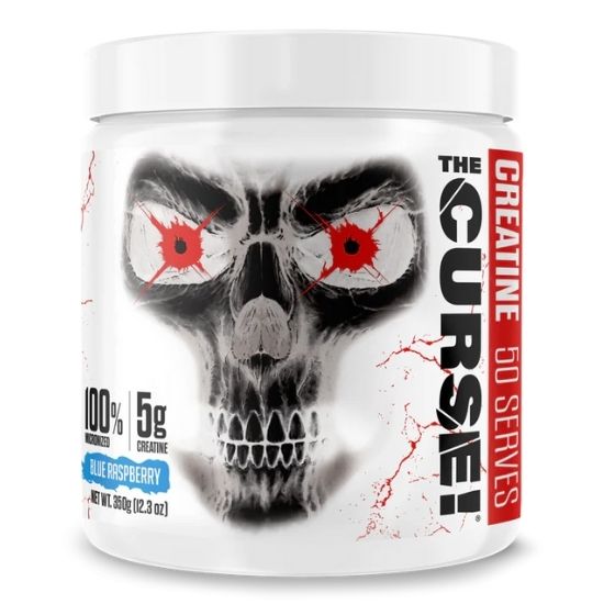 The Curse! Creatine Monohydrate, Blue Raspberry, 350g, JNX Sports - Vitax.ro