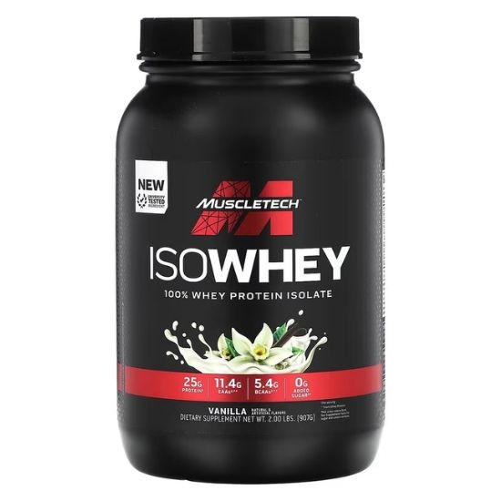 Iso Whey, Vanilla, 907g, MuscleTech - Vitax.ro