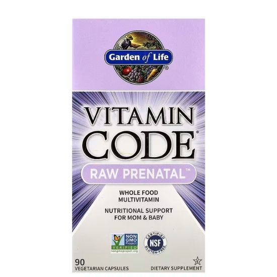 Vitamin Code Raw Prenatal, 90 vcaps, Garden of Life - Vitax.ro