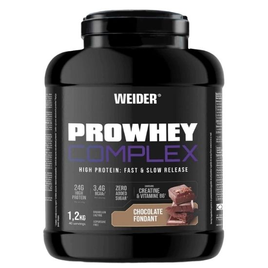 Pro Whey Complex, Chocolate Fondant, 1200g, Weider
