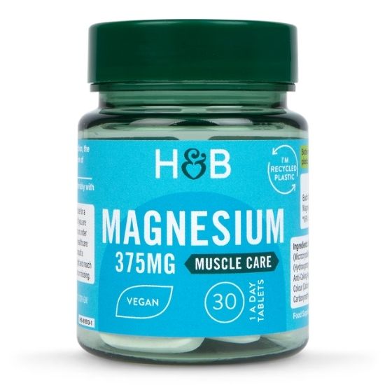 Magnesium, 375mg, 30 tablets, Holland & Barrett - Vitax.ro